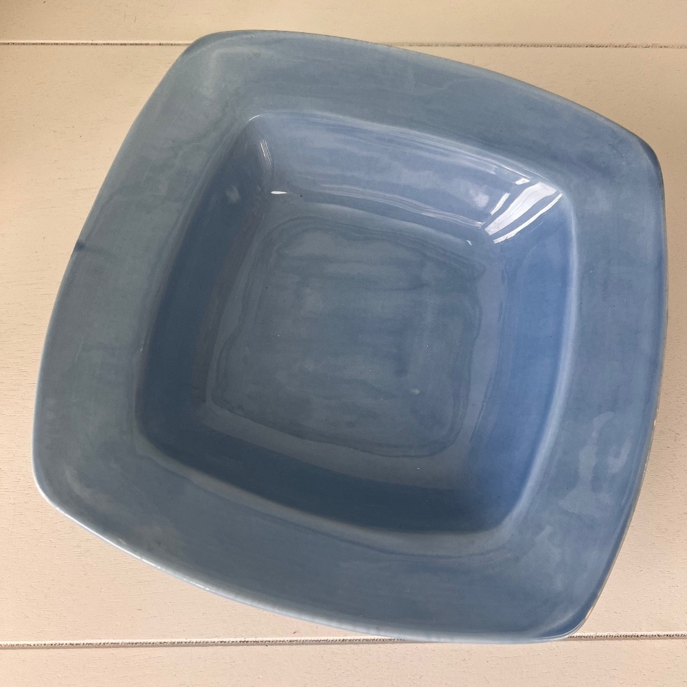 Vintage 9" Square Bowl Made in Italy